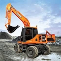 Doosan DX140W-7 gumikerekes kotrógép